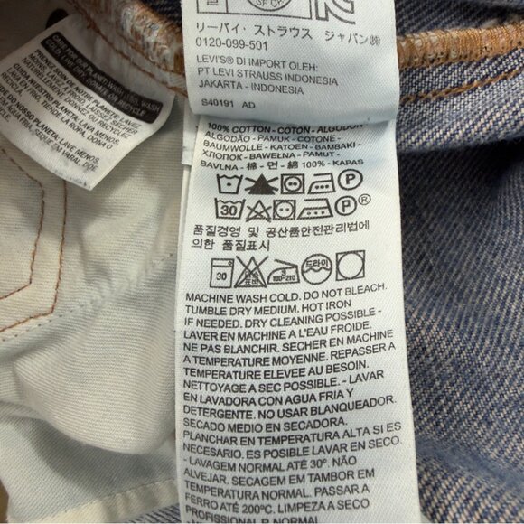 Levi's Made and Crafted Rail Straight Selvedge Denim 31x30 - Picture 14 of 15